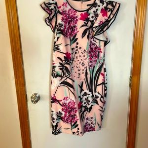 Tommy Hilfiger blush floral dress size 8
